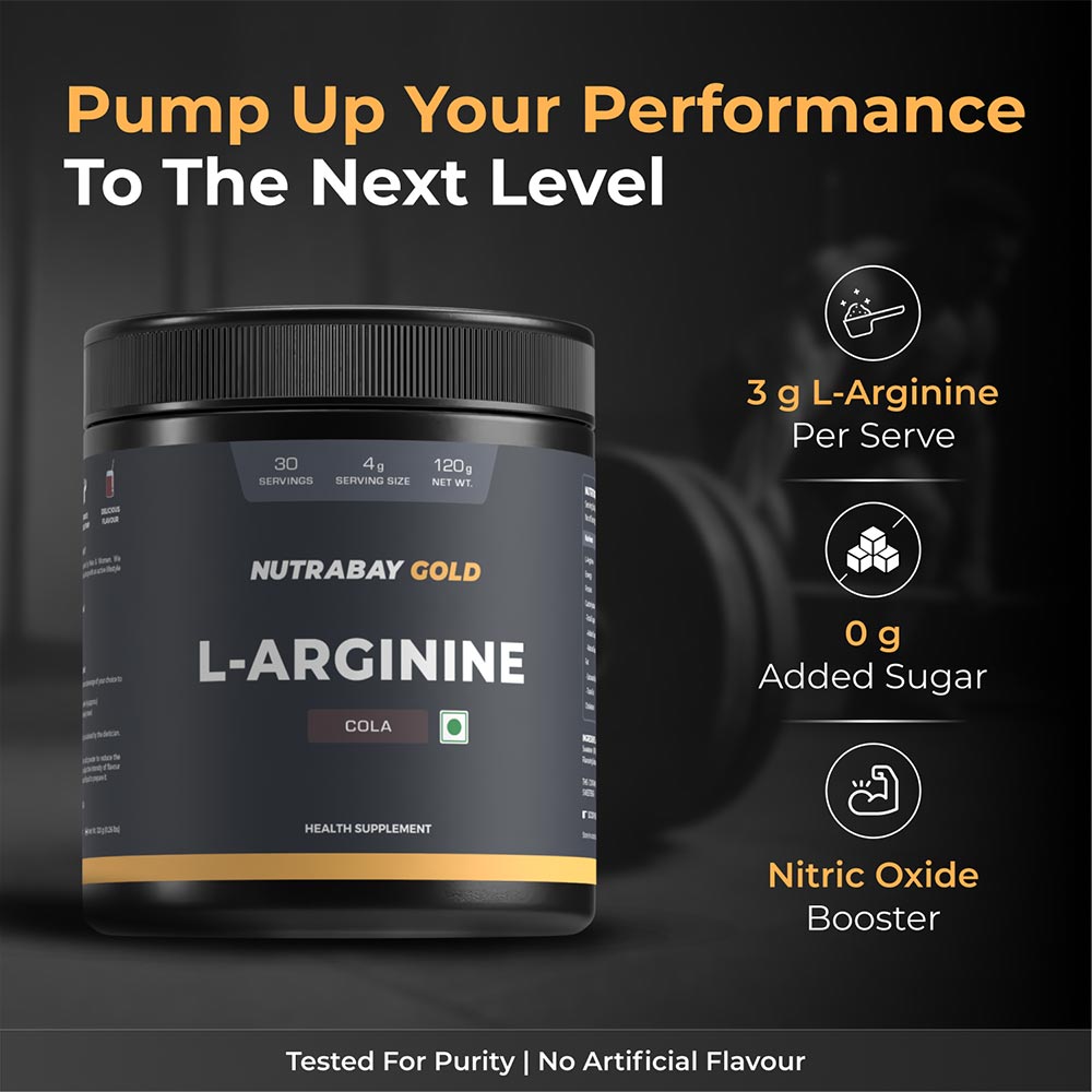 3 - Nutrabay Gold L-Arginine Cola,  0.26 lb 