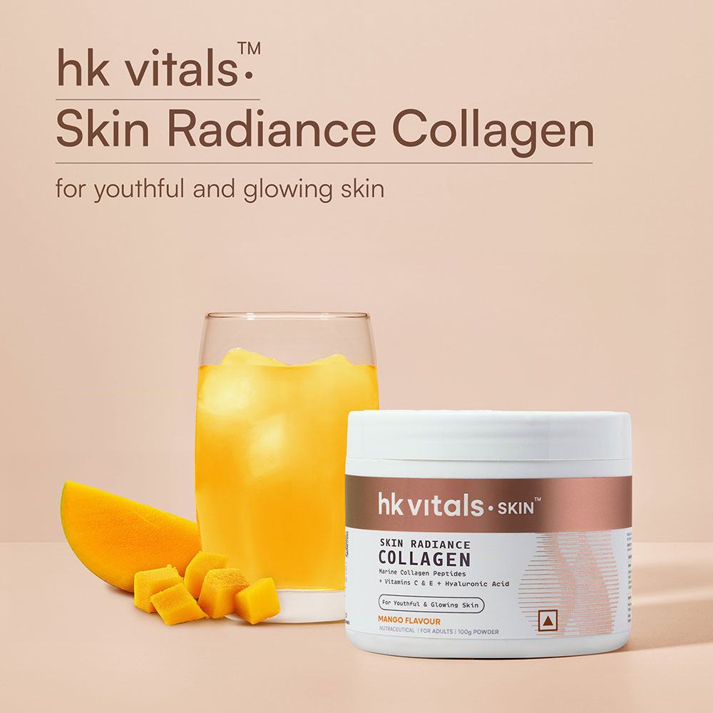 3 - HealthKart HK Vitals Skin Radiance Collagen,  100 g  Mango