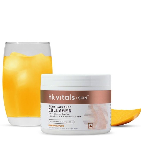 13 - HealthKart HK Vitals Skin Radiance Collagen, 100 g Mango