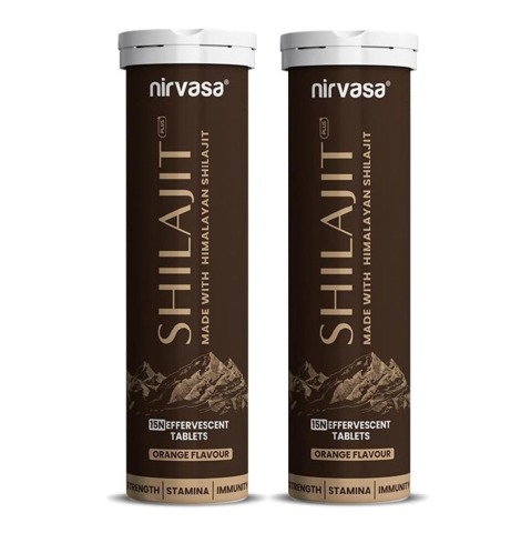 1 - Nirvasa Shilajit Plus Orange Effervescent,  30 tablet(s) 