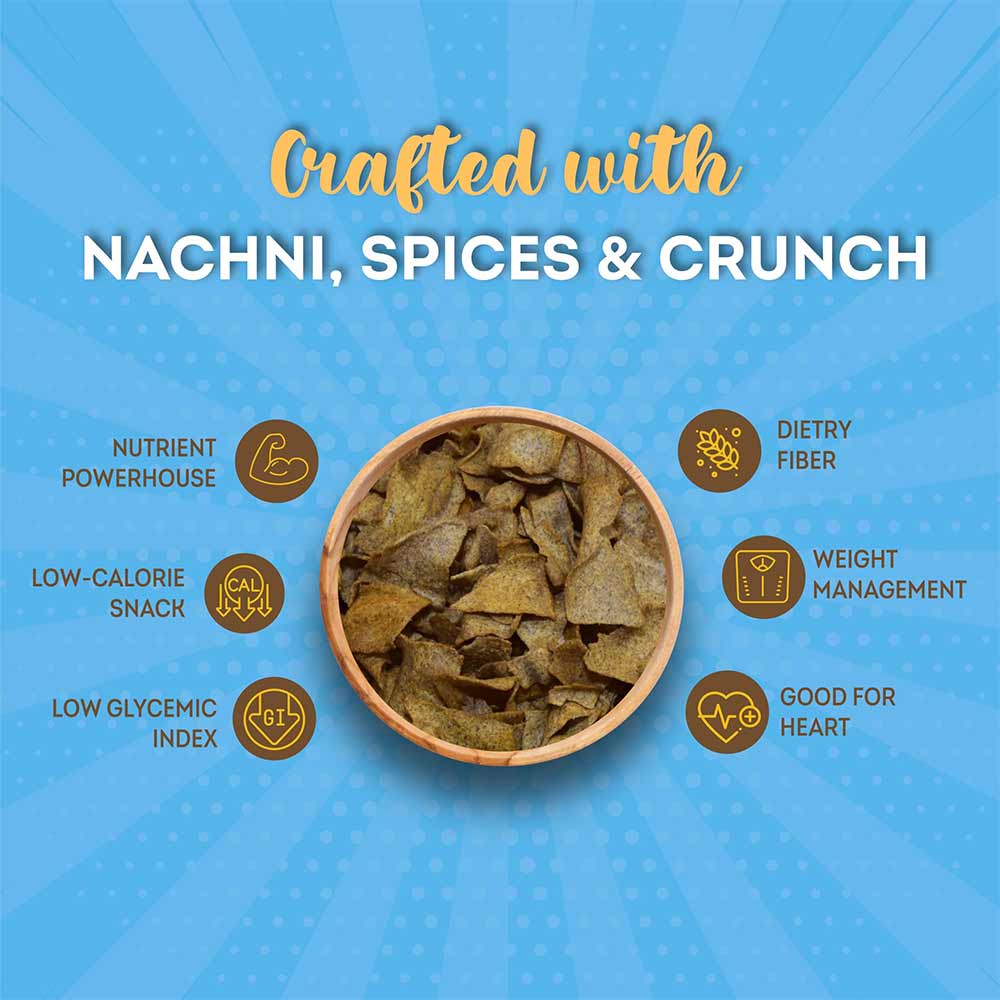 2 - TOKU MOKU Ragi Chips with Pudina Chips Combo,  Chaat Masala  2 Piece(s)/Pack 