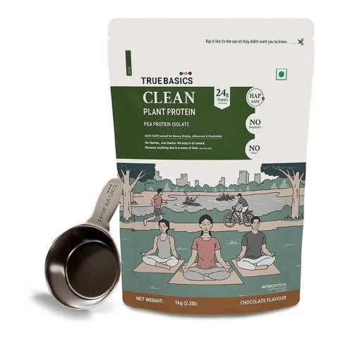 1 - TrueBasics Clean Plant Protein OP,  2.2 lb  Chocolate 