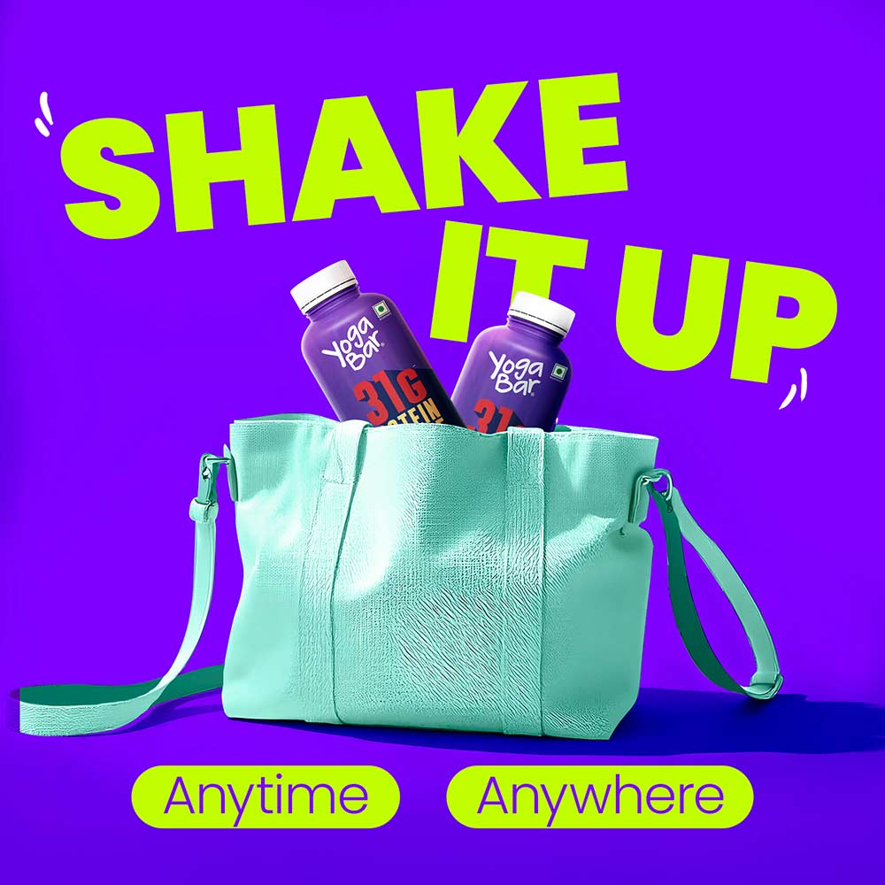 5 - Yogabar 31g Protein Shake,  250 ml  Double Chocolate 