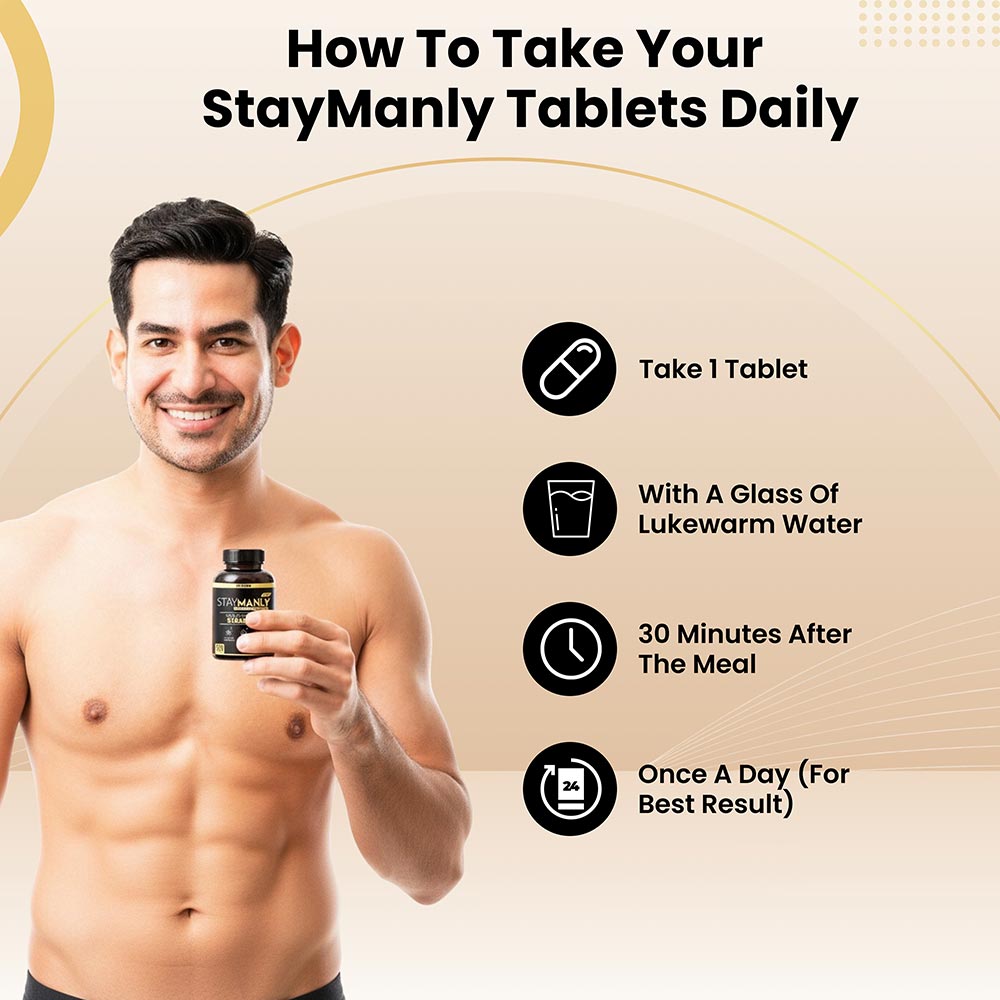 6 - Nirvasa StayManly Gold,  30 tablet(s)  Unflavoured 