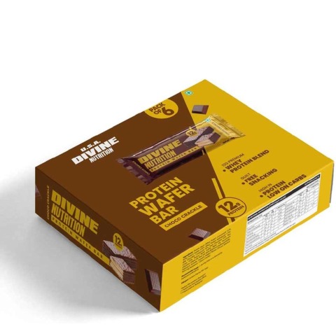 8 - Divine Nutrition Protein Wafer Bar, 6 bar(s) Choco Crackle
