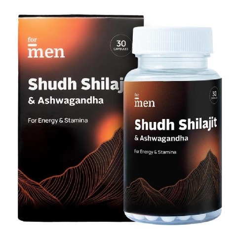 1 - ForMen Shudh Shilajit & Ashwagandha,  30 capsules 