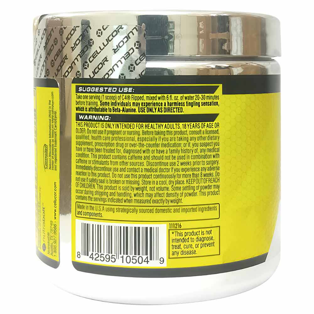 3 - Cellucor C4 Ripped,  0.396 lb  Tropical Punch 