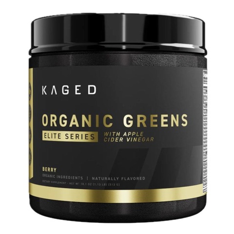 1 - Kaged Muscle Elite Series Organic Greens with Apple Cider Vinegar flavour Berry, 513 g