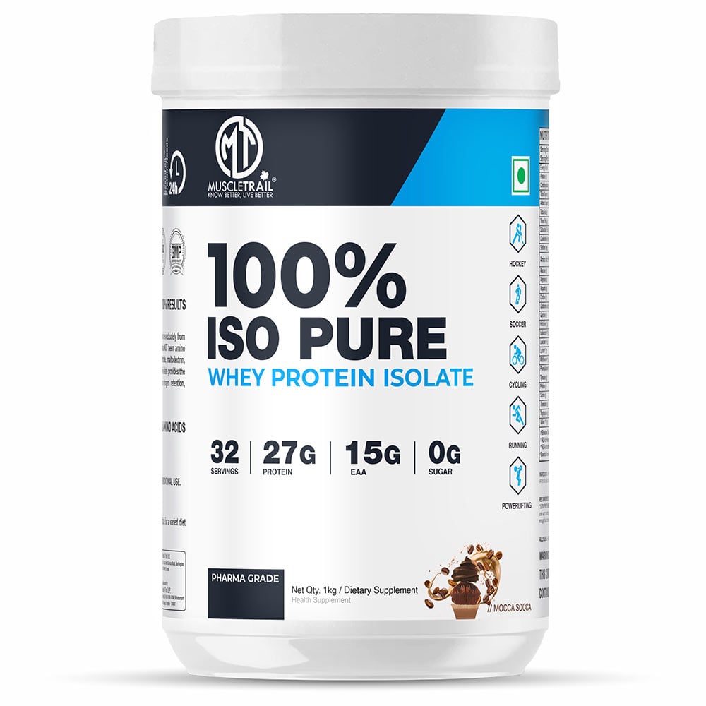 Muscle Trail 100% Iso Pure Whey Protein Isolate, 2.2 lb Mocca Socca-image-21