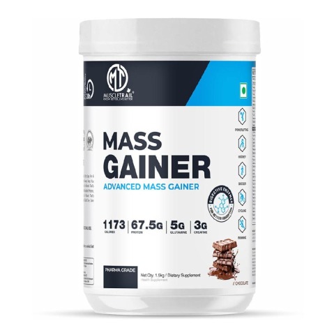 1 - Muscle Trail Advanced Mass Gainer,  3.3 lb  Chocolate 