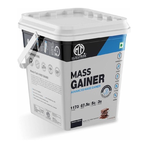 1 - Muscle Trail Advanced Mass Gainer,  11.24 lb  Chocolate 