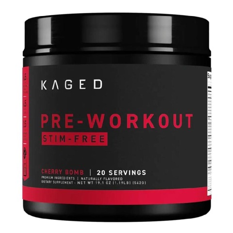 1 - Kaged Muscle Pre-Workout Stim-Free,  1.19 lb  Cherry Bomb 
