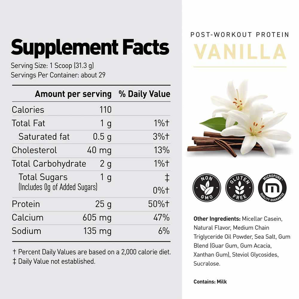 3 - Kaged Muscle Casein,  2 lb  Vanilla 