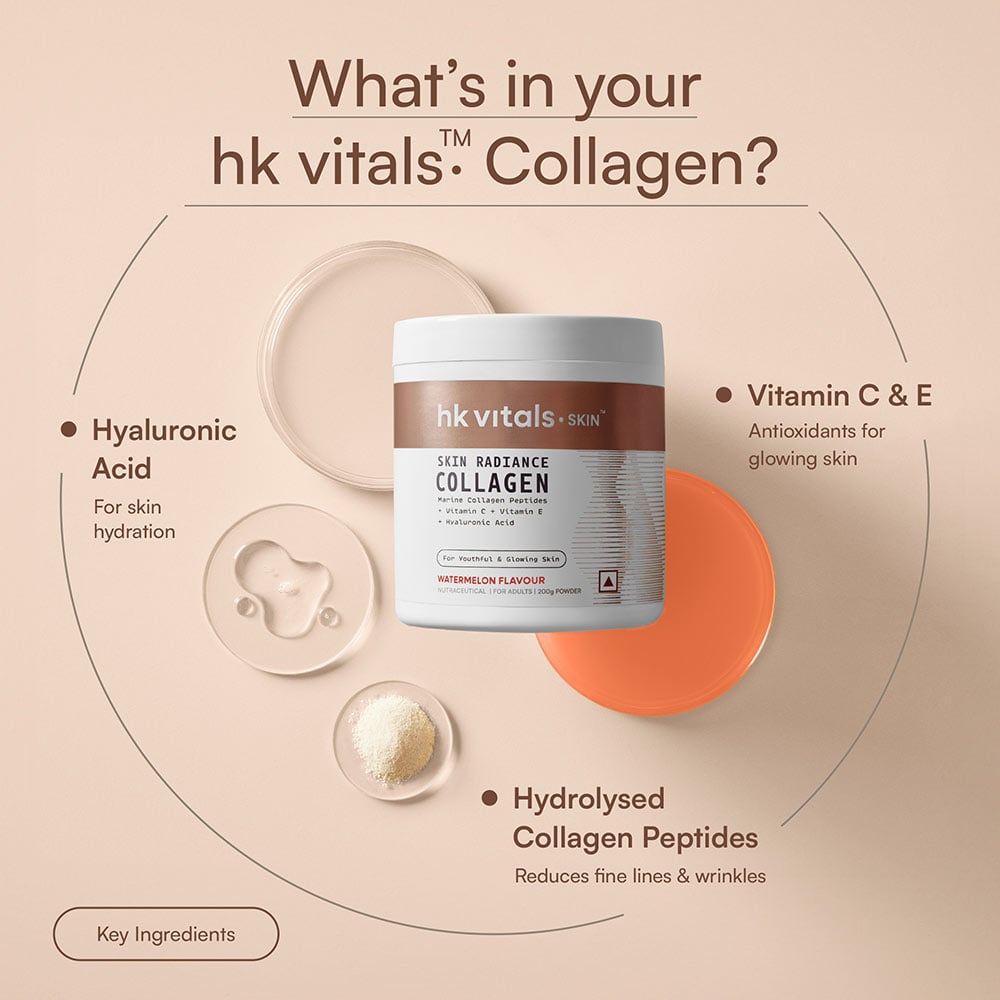 4 - HealthKart HK Vitals Skin Radiance Collagen,  200 g  Watermelon