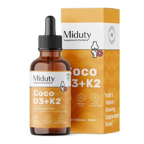 1 - Miduty Coco D3+K2,  50 ml  Unflavoured 