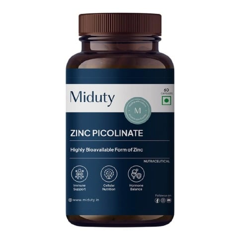 1 - Miduty Zinc Picolinate,  60 capsules 