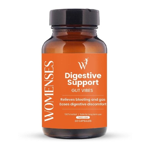 1 - WOMENSES Gut Vibes Digestive Support,  60 capsules 