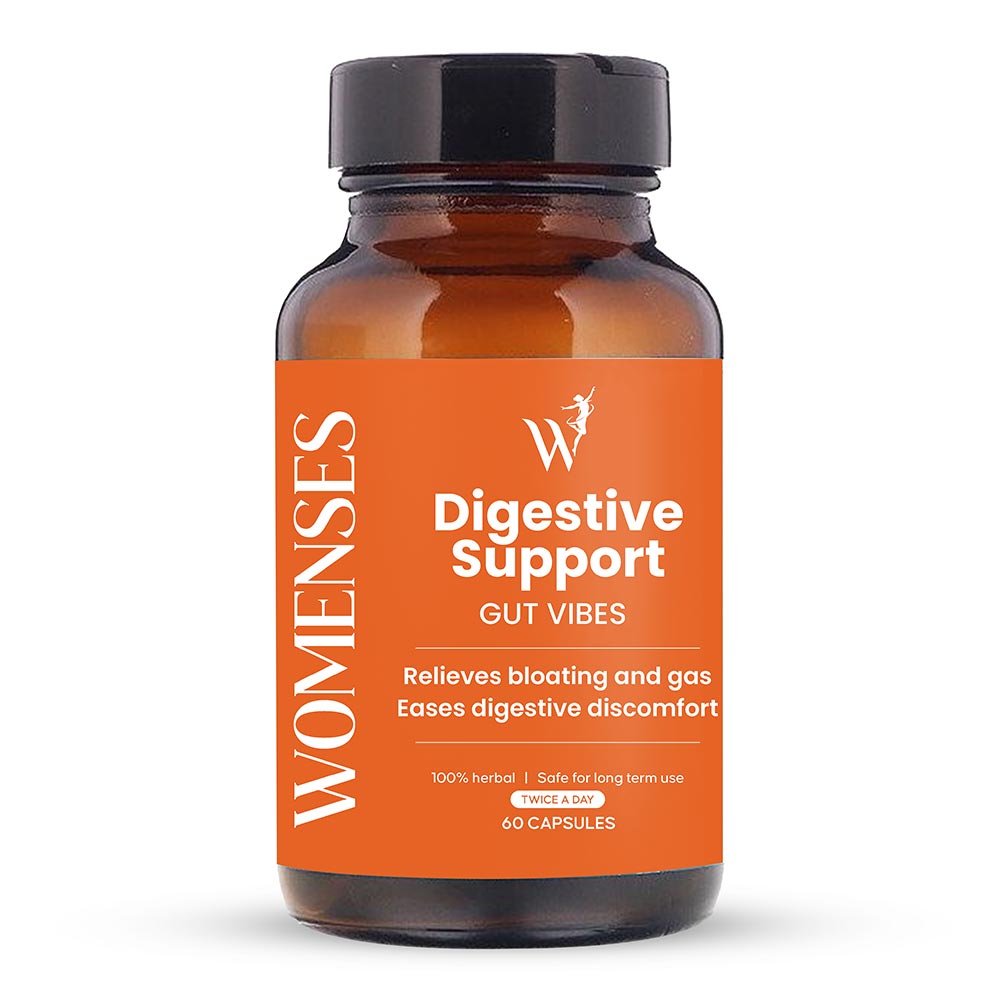 1 - WOMENSES Gut Vibes Digestive Support,  60 capsules 