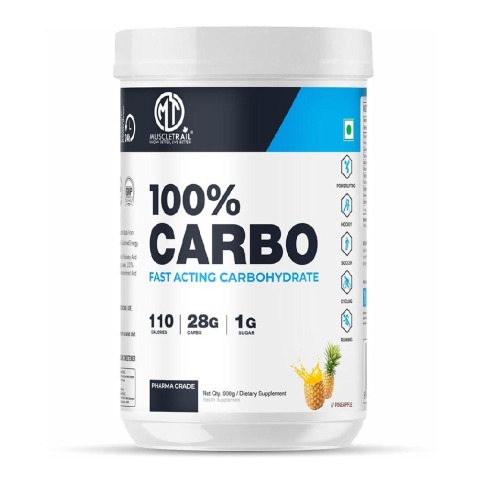 1 - Muscle Trail 100% Carbo,  1.98 lb  Pineapple 