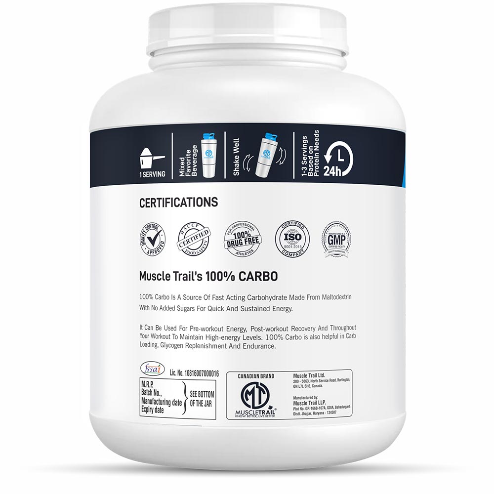 2 - Muscle Trail 100% Carbo,  3.96 lb  Green Apple 