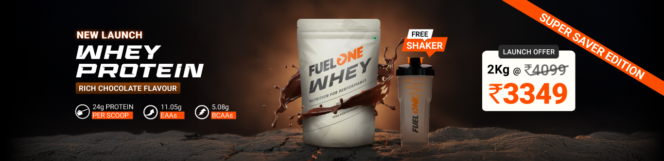 Fuel One Whey Protein Launch @ Rs. 3349 + Free Shaker
