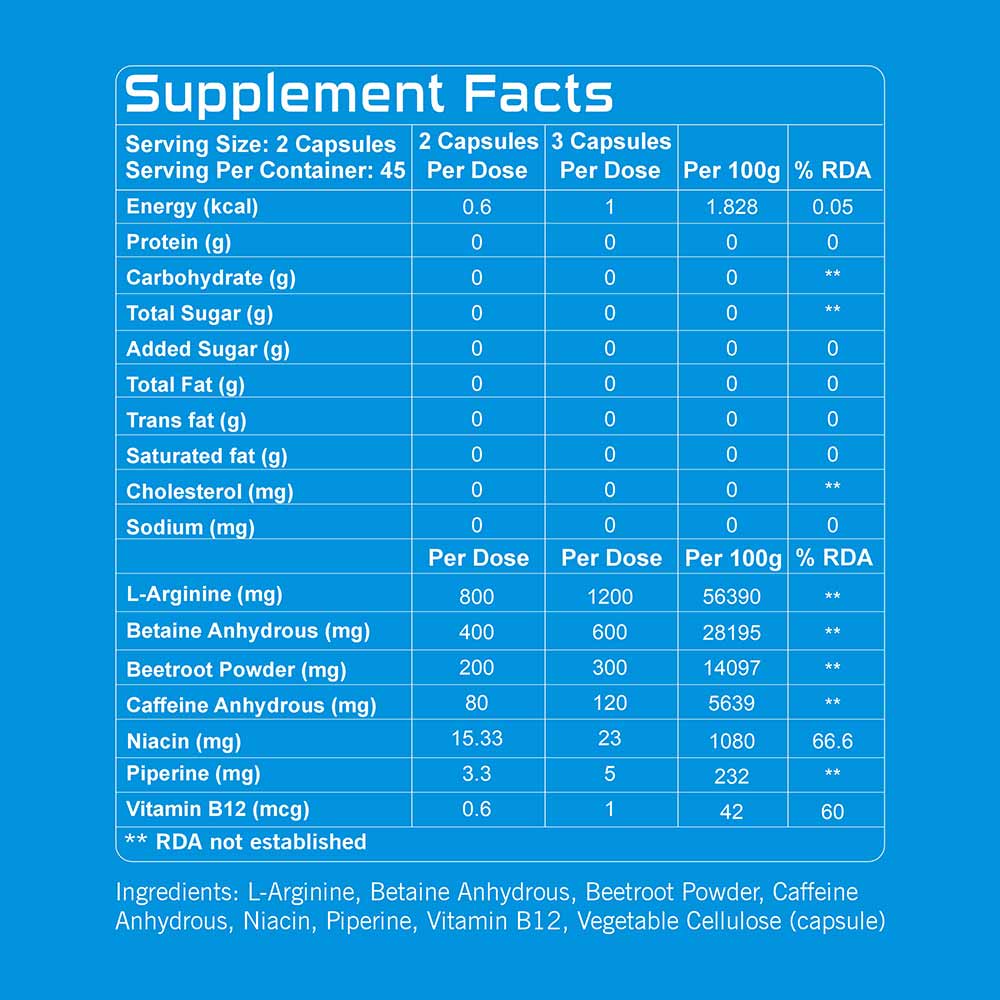 9 - Muscle Trail Max Pump,  90 capsules  Unflavoured 