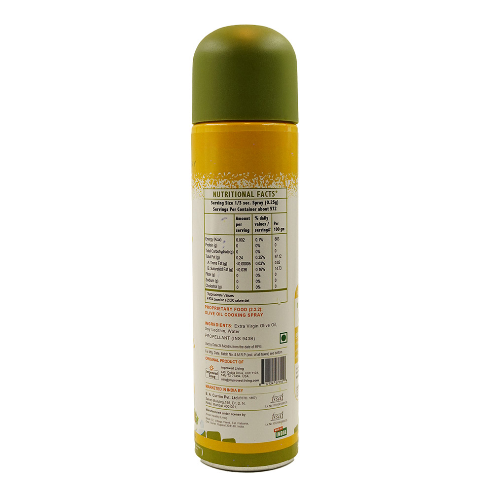2 - Spray lite Cooking Spray Olive Oil,  175 g 