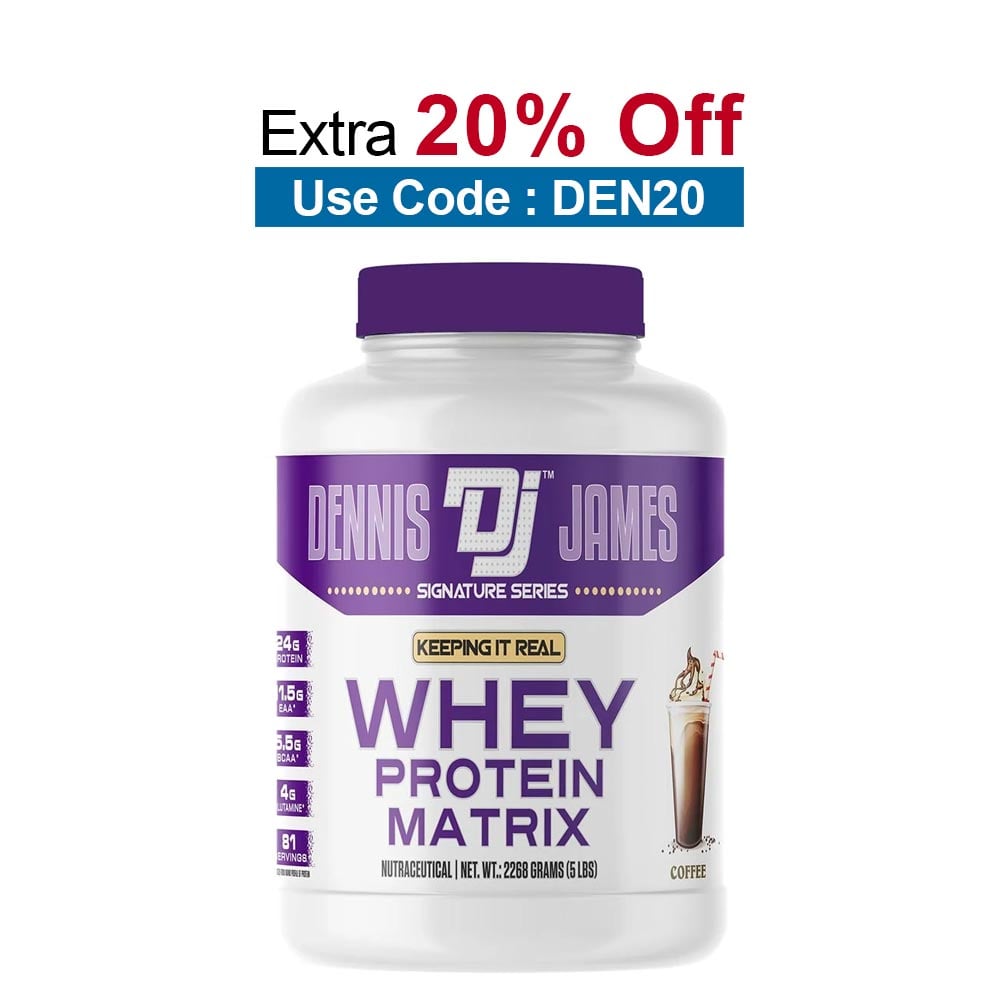 Dennis James Signature Series Whey Protein Matrix,  5 lb  Coffee 