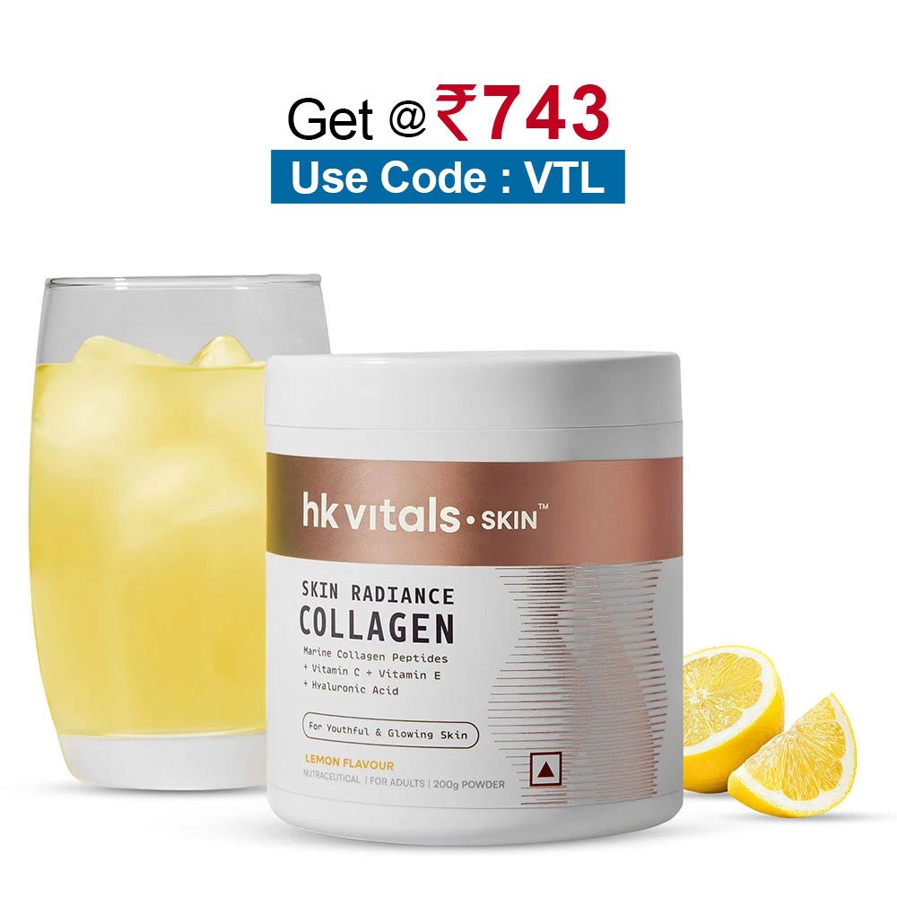 HealthKart HK Vitals Skin Radiance Collagen,  200 g  Lemon 