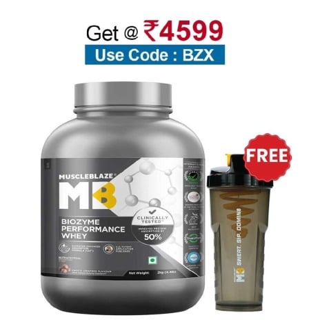 MuscleBlaze Biozyme Performance Whey,  4.4 lb  Choco Crispers