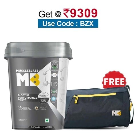 MuscleBlaze Biozyme Performance Whey, 8.8 lb Blue Tokai Coffee