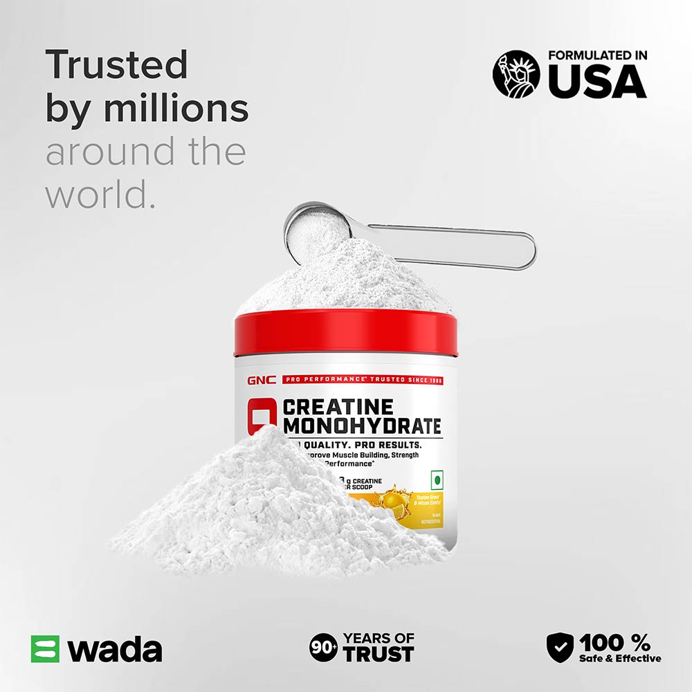 7 - GNC Pro Performance Pure Micronized Creatine Monohydrate,  Lemon  0.22 lb 
