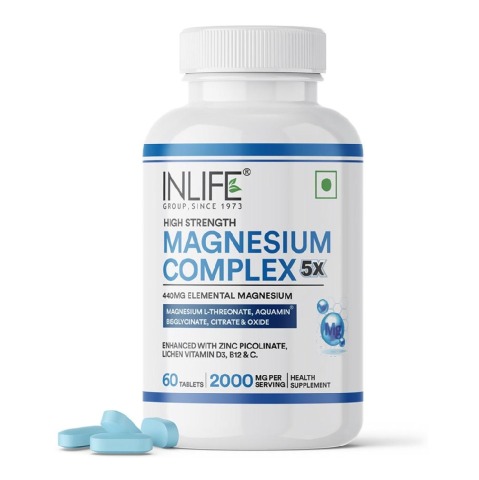 1 - INLIFE Magnesium Complex 5x 2000mg,  Unflavoured  60 tablet(s) 