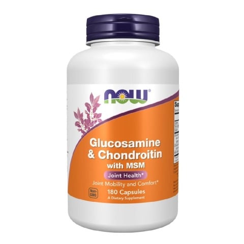 1 - Now Glucosamine & Chondroitin with MSM,  180 capsules 