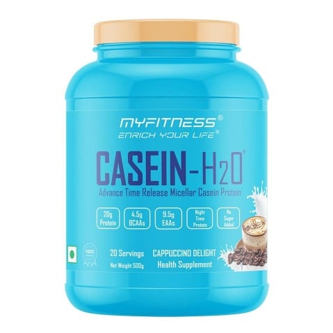 1 - Myfitness Casein-H2O,  1.1 lb  Cappuccino Delight 