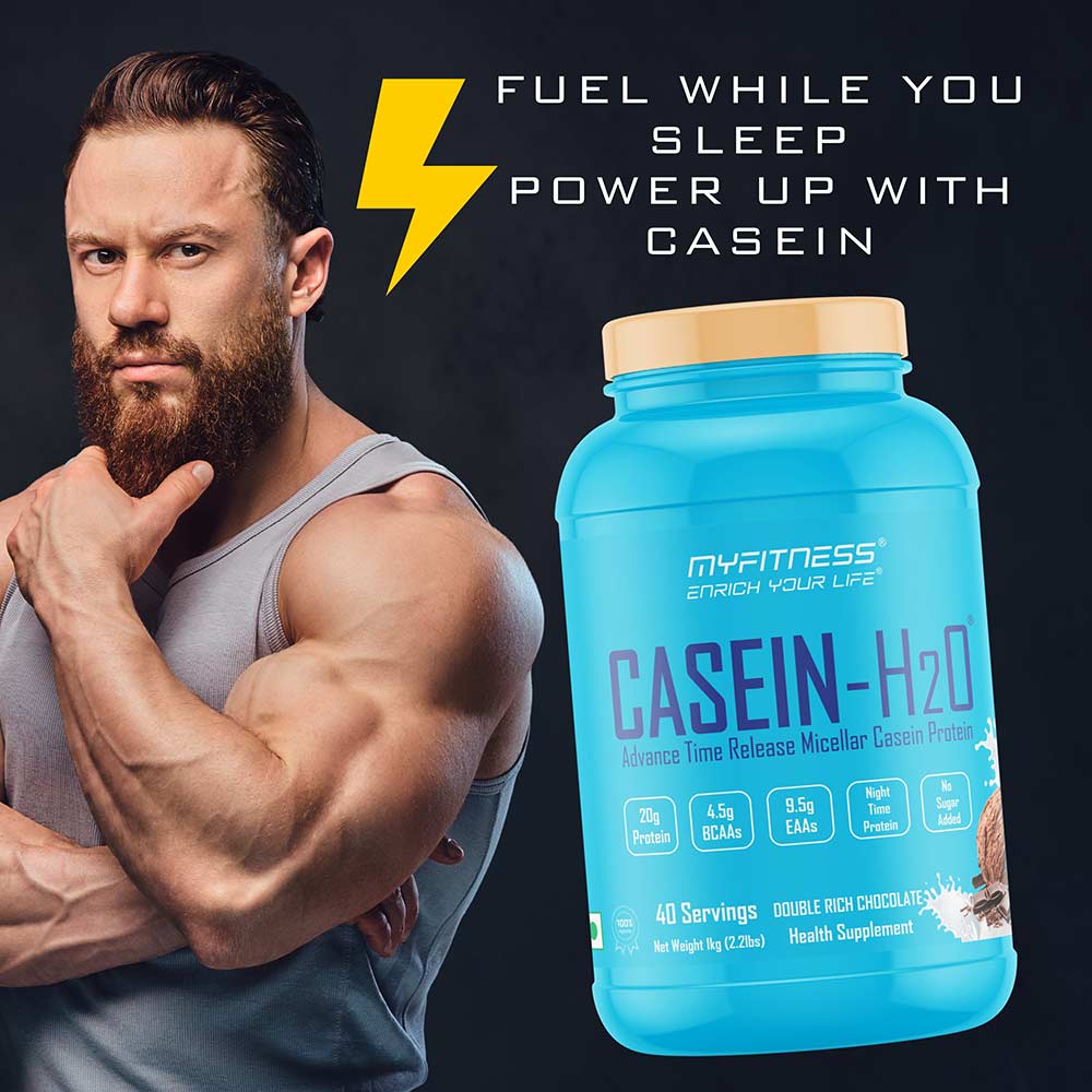 4 - Myfitness Casein-H2O,  1.1 lb  Double Rich Chocolate 