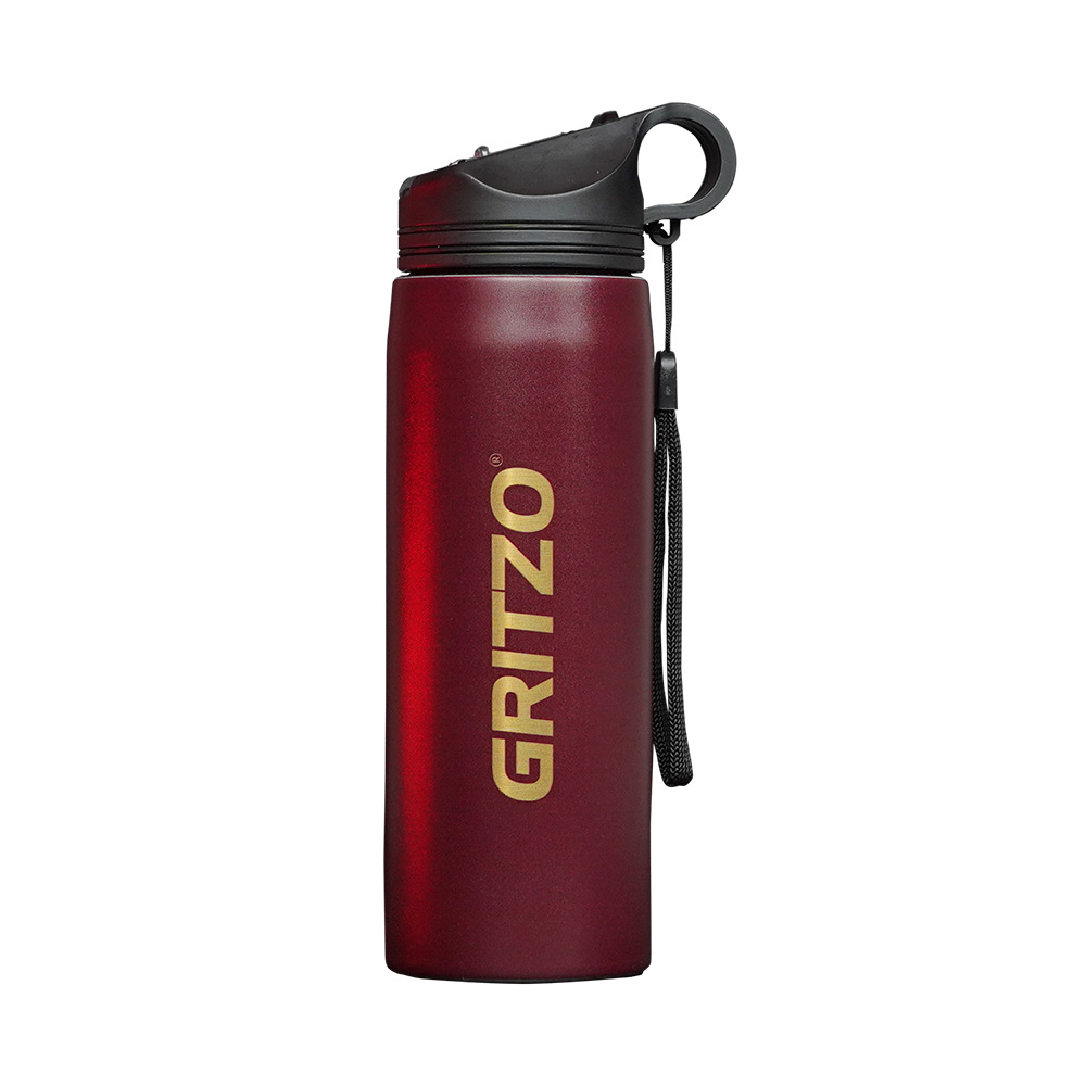 2 - Gritzo Ironman Sipper,  Red  700 ml 