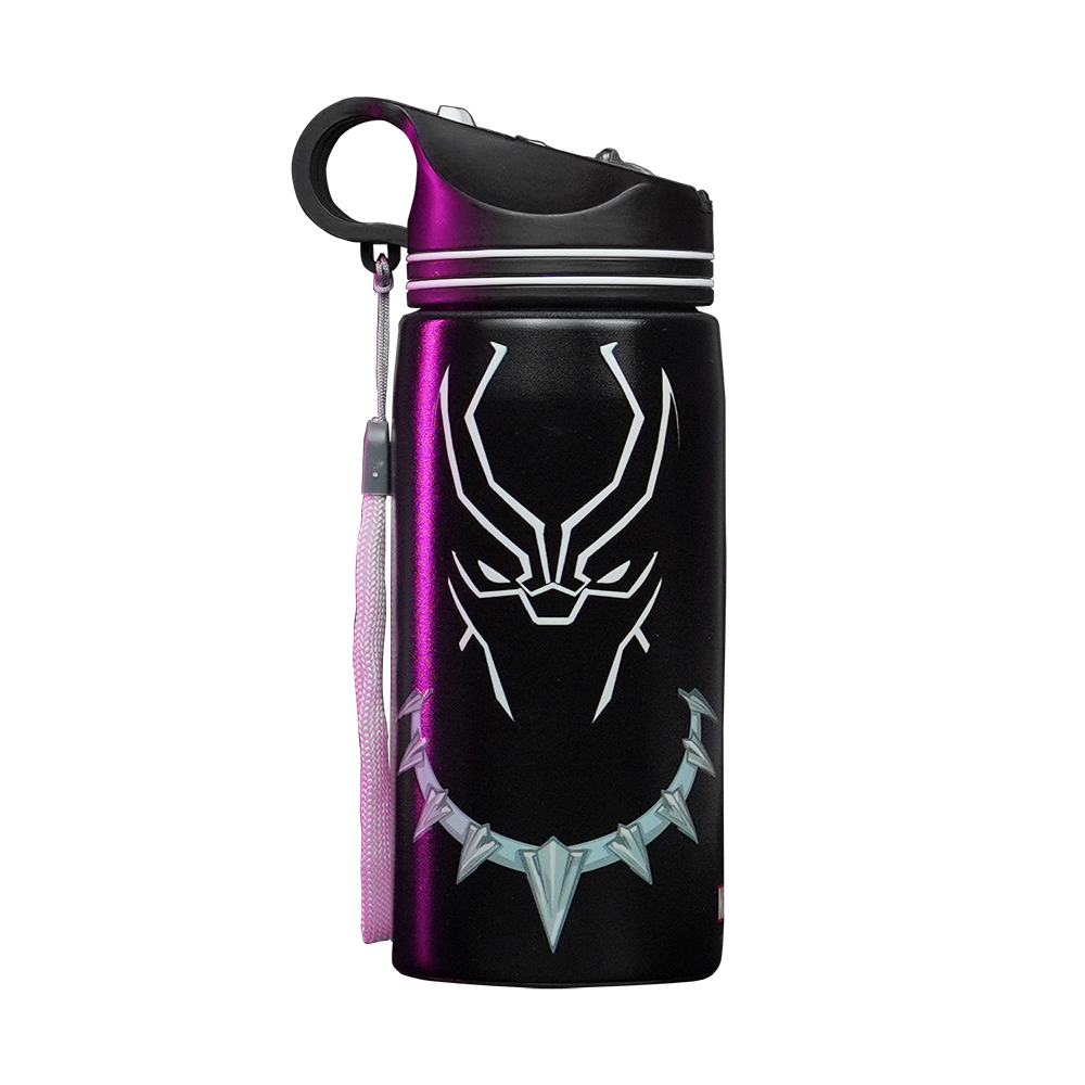 1 - Gritzo Black Panther Sipper, Black 500 ml
