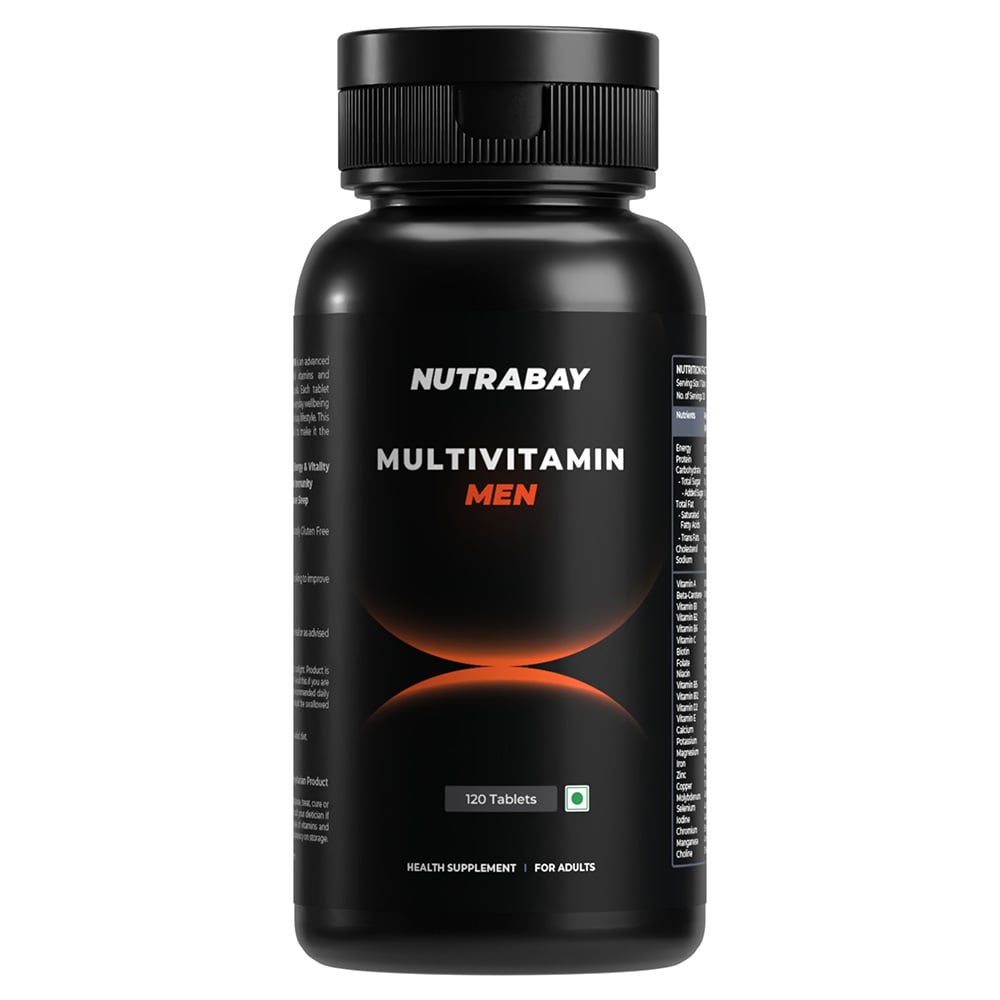 1 - Nutrabay Pro Active Multivitamin Men,  120 tablet(s)  Unflavoured 
