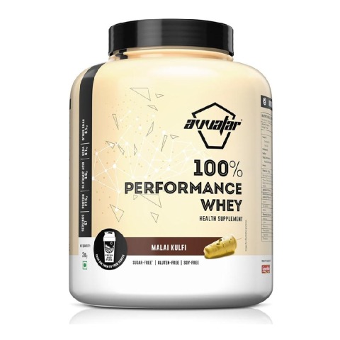 1 - Avvatar 100% Performance Whey,  4.4 lb  Malai Kulfi 
