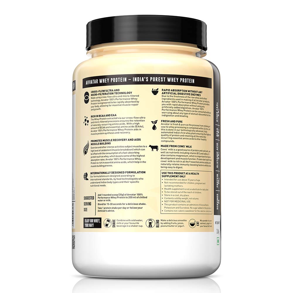 2 - Avvatar 100% Performance Whey,  2.2 lb  Belgian Chocolate 
