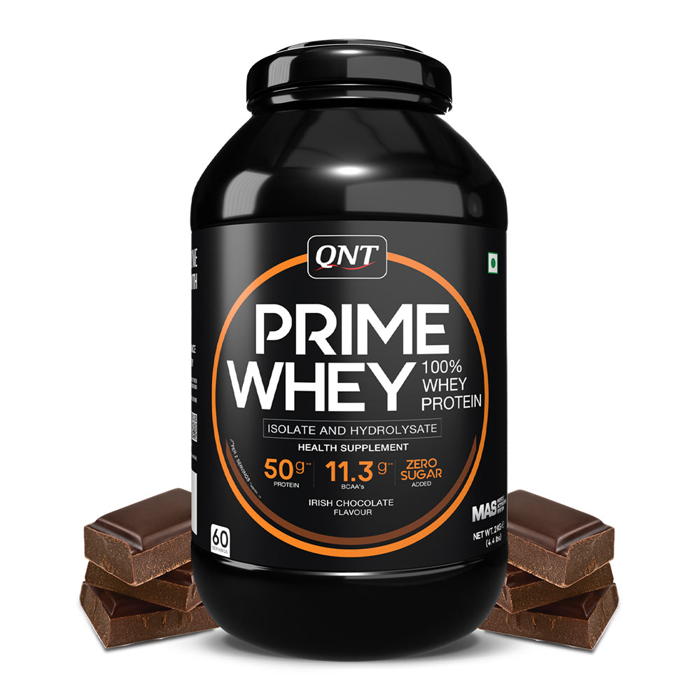 1 - QNT Prime Whey,  4.4 lb  Irish Chocolate 