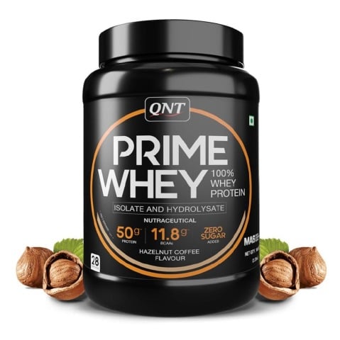 1 - QNT Prime Whey,  2.2 lb  Hazelnut Coffee 