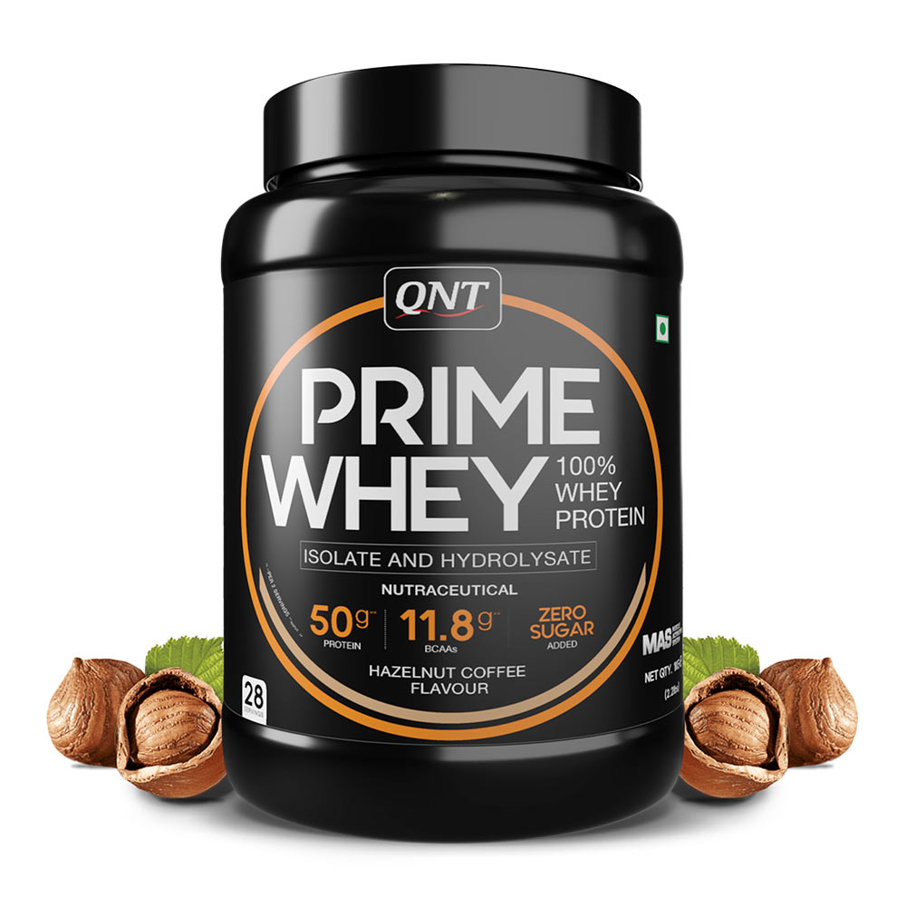 1 - QNT Prime Whey,  2.2 lb  Hazelnut Coffee 