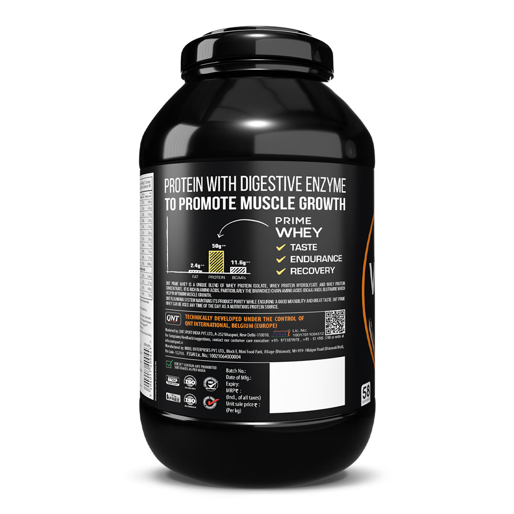 3 - QNT Prime Whey,  4.4 lb  Coffee 