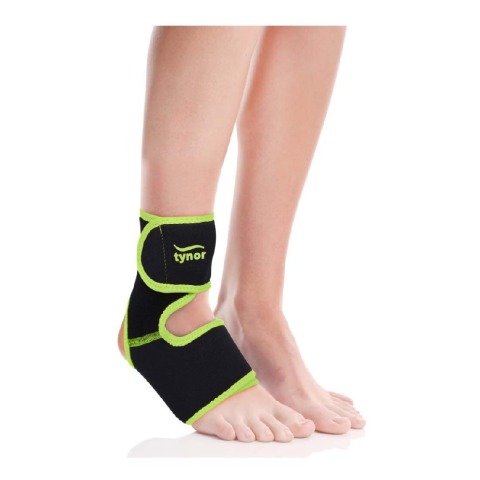 1 - Tynor Ankle Support (Neo),  Black/Green  Universal 