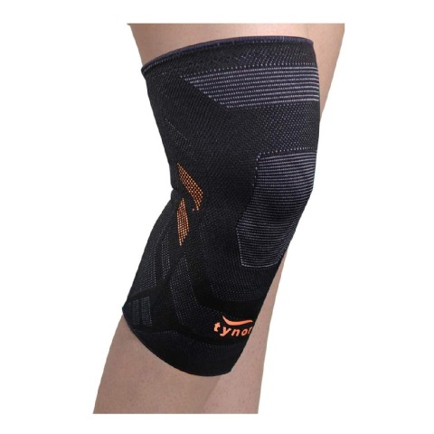 1 - Tynor Knee Cap Air Pro,  Black/Orange  Medium 