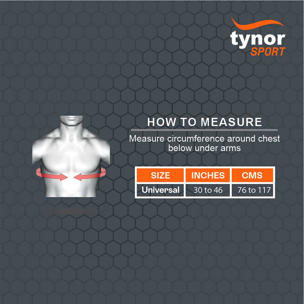 4 - Tynor Shoulder Support Double Lock (Neo),  Black/Orange  Universal 