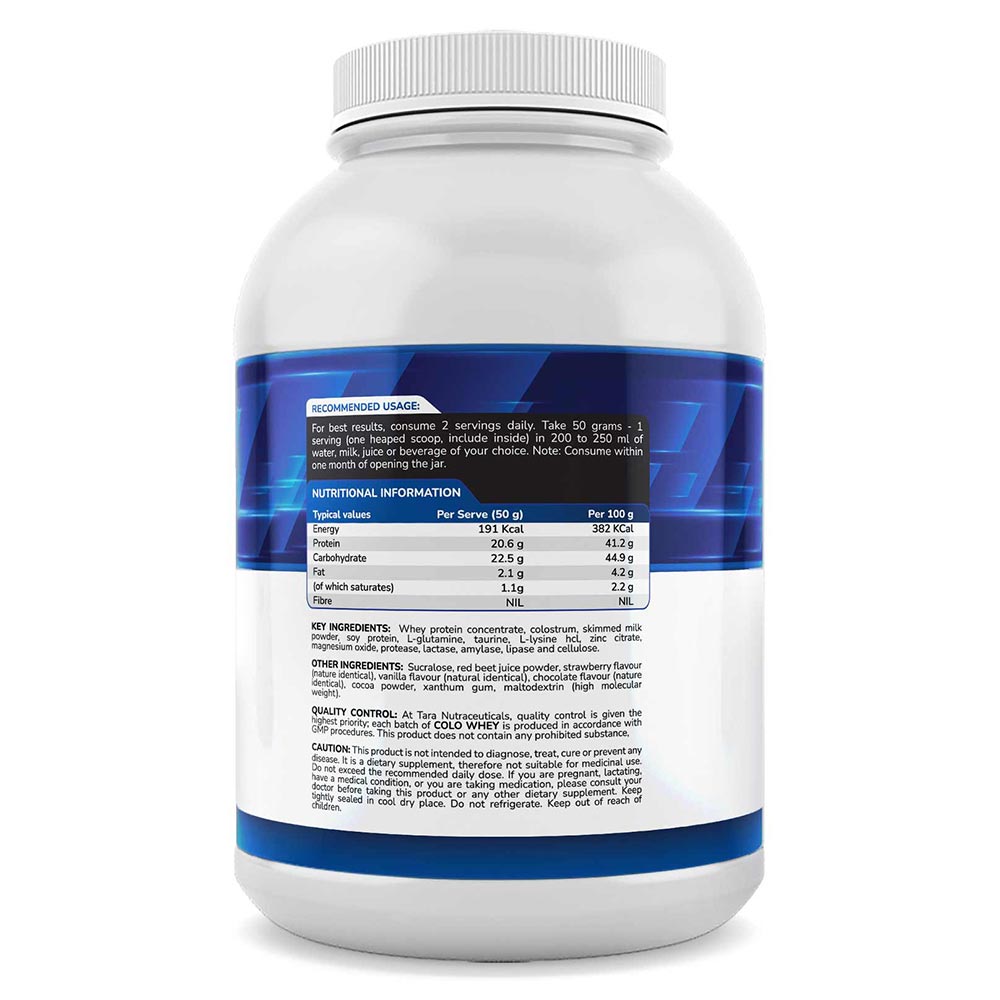 2 - Tara Nutraceuticals Colo Whey,  2.2 lb  Chocolate 