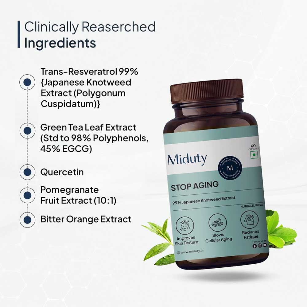 3 - Miduty Stop Aging,  60 capsules 